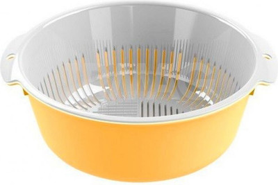 Миска-дуршлаг Plast Team Bergamo 2211183 (желтый)