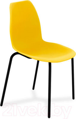 Стул Sheffilton SHT-ST29/S130 (желтый/черный муар)