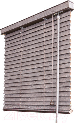 Жалюзи горизонтальные АС МАРТ 25-37 57x150 (мореный дуб)
