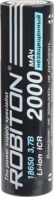Аккумулятор Robiton LI18650-2000NP-PK1