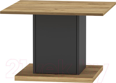 Журнальный столик Интерлиния Loft LT-СЖ2 (дуб золотой/антрацит)