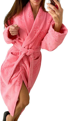 Халат Goodness Махровый (р-р 48-50, розовый)