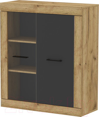 Шкаф навесной Интерлиния Loft LT-ШН1 (дуб золотой/антрацит)