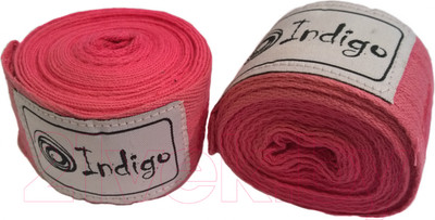 Боксерские бинты Indigo Sport PS-1464 (2.5м, розовый)