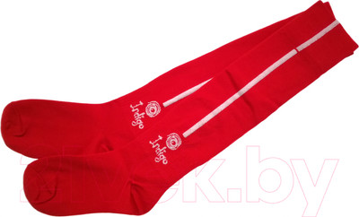 Гетры футбольные Indigo Sport PET22N (р-р 41-42, красный)
