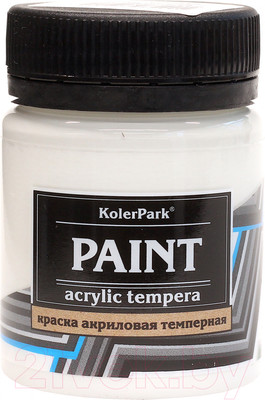 Акриловая краска KolerPark Темперная (50мл, белый)
