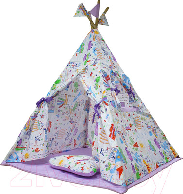 Детский вигвам Midzumi M010230 (фиолетовый)