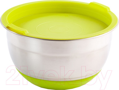 Миска Attribute Mix ASS018G (зеленый, с крышкой)