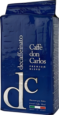 Кофе молотый Carraro Don Carlos Decaffeinato / 150205 (250г)