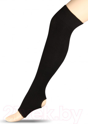 Гетры для художественной гимнастики Indigo Sport ЛВ5 (75см, черный)