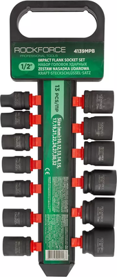 Набор головок слесарных RockForce RF-4139MPB (50486)