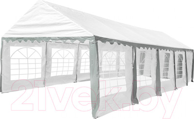 Торговая палатка Sundays Party 4x10 (белый/серый)