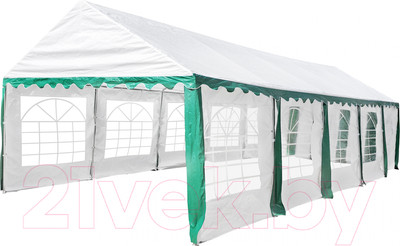 Торговая палатка Sundays Party 4x10 (белый/зеленый)