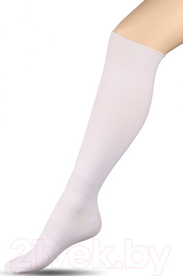 Гетры футбольные Indigo Sport Спорт 2 (р-р 44-45, белый)