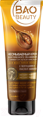 Крем для волос Белита-М Baobeauty Несмываемый для глубокого увлажнения легкой фиксации (100г)