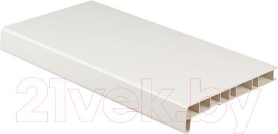 Подоконник Crystallit Премиум 100x1600 (белый глянец)