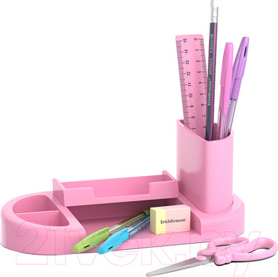 Настольный набор Erich Krause Harmony. Pastel / 55679 (розовый)