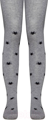 Колготки детские Conte Kids Tip-Top 567 (р.128-134, серый)