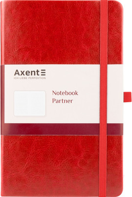 Записная книжка Axent Partner Lux А5 / 8202-06 (96л, красный)