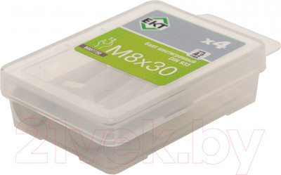 Болт ЕКТ С шестигранной головкой M8х30 DIN933 / B007730 (нержавеющая сталь)