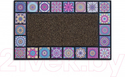 Коврик грязезащитный Attribute Mosaic Quadro AMM275 (фиолетовый)