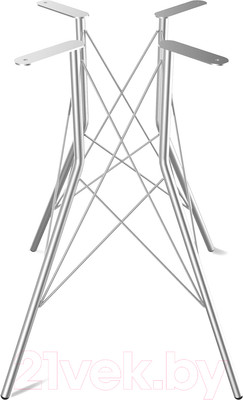 Подстолье Sheffilton SHT-TU2-1 (хром/лак)