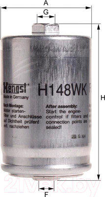 Топливный фильтр Hengst H148WK