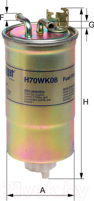 Топливный фильтр Hengst H70WK08