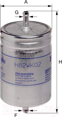 Топливный фильтр Hengst H82WK02