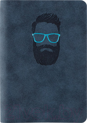 Записная книжка Axent Nuba Soft А6+ / 8604-02 (96л, синий)