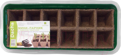 Мини-парник для рассады ГазонCity С торфяной кассетой 60х58 (12шт)