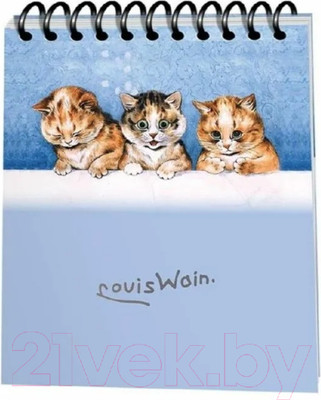 Скетчбук Попурри Уэйн. Три милых маленьких котенка