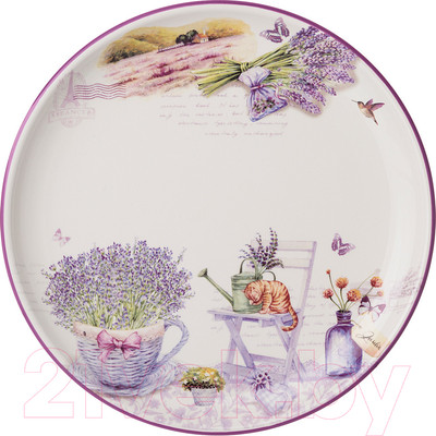 Тарелка столовая обеденная Agness 358-1713