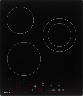Электрическая варочная панель Krona Laurel 45 BL / КА-00001436