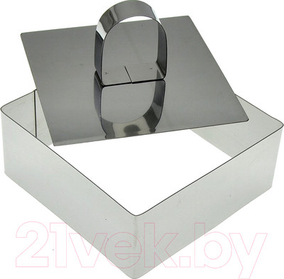 Форма для выкладки еды Мультидом Квадрат AN8-5