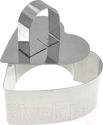 Форма для выкладки еды Мультидом Сердце AN8-16