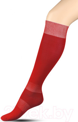 Гетры футбольные Indigo Sport Спорт 2 (р-р 41-43, красный)