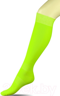 Гетры футбольные Indigo Sport Спорт 2 (р-р 32-34, салатовый/неон)