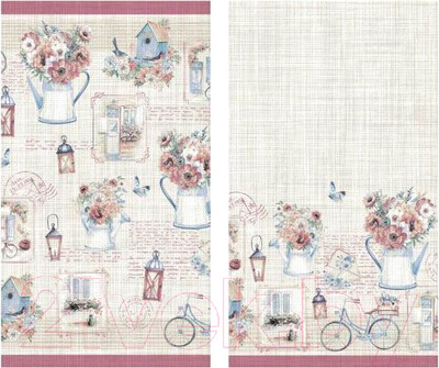 Набор полотенец Самойловский текстиль Открытки СТ ВФ17 8599/1 (40x70)