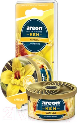 Аромадиффузор Areon Ken Blister Vanilla / ARE-AKB12