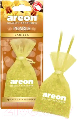 Ароматизатор автомобильный Areon Pearls Vanilla / ARE-ABP02
