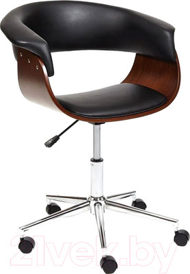 Кресло офисное Tetchair Vimta (орех/кожзам/черный)