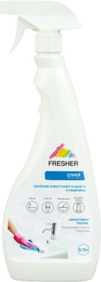 Чистящее средство для ванной комнаты Fresher Удаление известкового налета и ржавчины для сантехники (750мл)