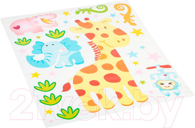 Наклейка на стену Bondibon Жирафик / ВВ1507