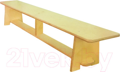 Скамейка гимнастическая Dinamika ZSO-000035 (1м, фанера)