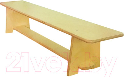 Скамейка гимнастическая Dinamika ZSO-000038 (2.5м, фанера)