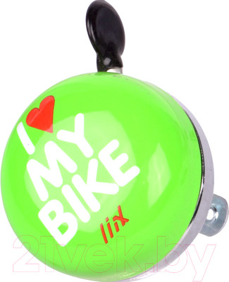 Звонок для велосипеда Liix Я люблю мой байк / 6775