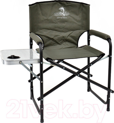 Кресло складное НПО Кедр Кедр со столиком с подстаканником / SK-07 (сталь)