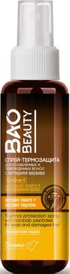 Спрей для волос Белита-М Baobeauty Термозащита для ослабленных поврежденных волос (190мл)