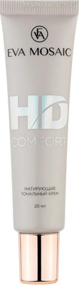 Тональный крем Eva Mosaic HD Comfort Плотный матирующий 02 Золотисто-бежевый (20мл)